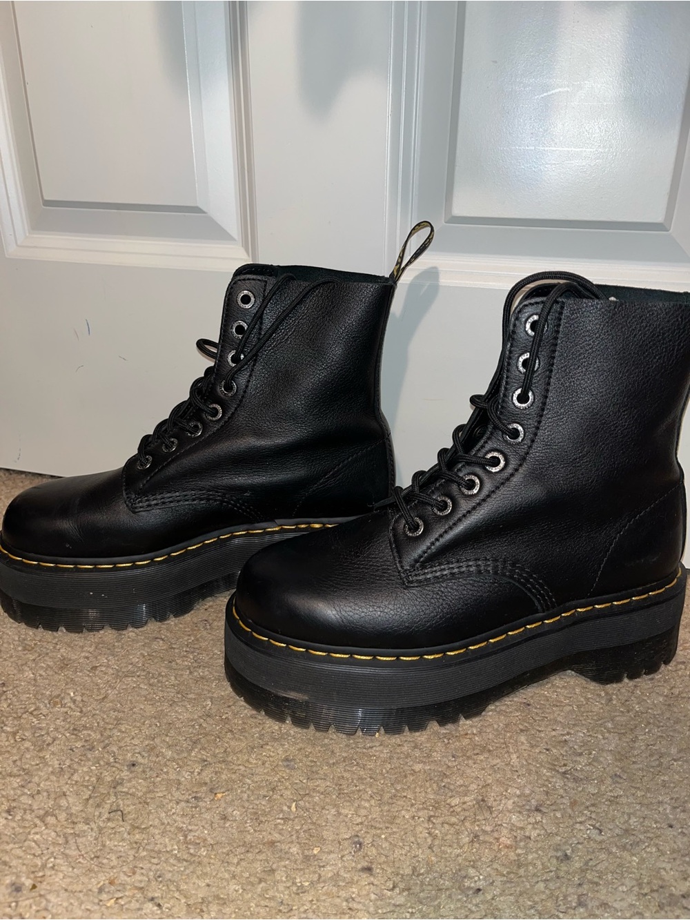 Dr Martens Pascal Max Combat Platform Boots women’s 10